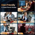 Tenlamp G10 Audio Interface and Mixer for Podcasts