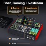 Tenlamp G10 Audio Interface and Mixer for Podcasts