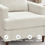 Stylish Linen Accent Chair for Modern Living Spaces