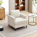 Stylish Linen Accent Chair for Modern Living Spaces