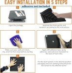 12-Pack High-Density Acoustic Foam Sound Panels