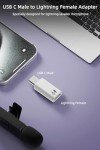 USB C to Lightning Microphone Adapter - 2 Pack