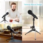 Adjustable Desktop Tripod Microphone Stand for Podcasts