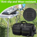 Large Capacity DJ Cable Bag with Pockets