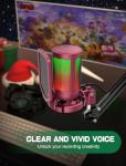 FIFINE RGB USB Microphone for Gaming and Podcasting