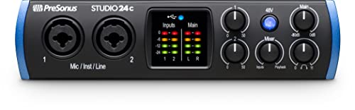 PreSonus Studio 24c 2x2 USB Audio Interface