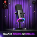 FIFINE XLR/USB Dynamic Podcast Microphone with RGB