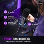FIFINE XLR/USB Dynamic Podcast Microphone with RGB