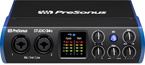 PreSonus Studio 24c 2x2 USB Audio Interface