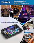 FoMaKo 4-Channel HDMI Video Mixer Switcher