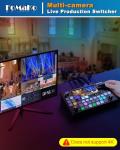 FoMaKo 4-Channel HDMI Video Mixer Switcher