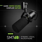 Shure SM7dB Dynamic Vocal Microphone for Podcasts