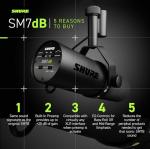 Shure SM7dB Dynamic Vocal Microphone for Podcasts