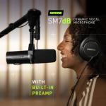 Shure SM7dB Dynamic Vocal Microphone for Podcasts