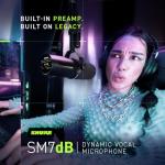 Shure SM7dB Dynamic Vocal Microphone for Podcasts