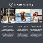 4K AI-Powered Streaming PTZ Camera with Controller