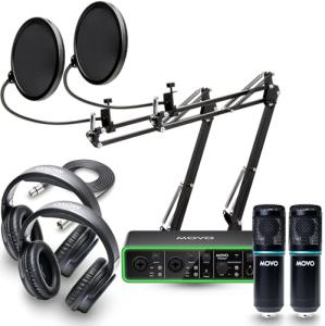 Movo PodKit2AH Dual Condenser Mic Bundle