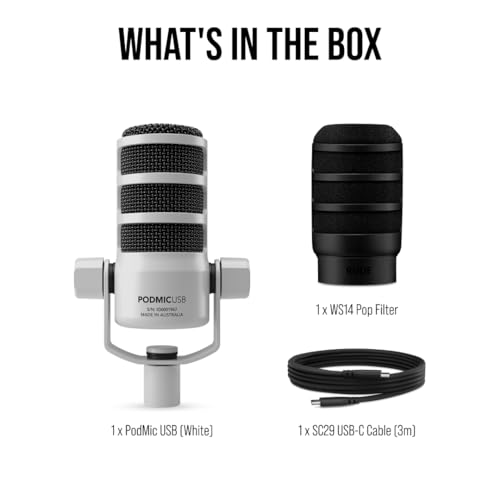 RØDE PodMic USB Dynamic Microphone for Podcasting
