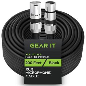 200ft XLR Male to Female Microphone Cable