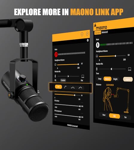 MAONO PD400X USB/XLR Dynamic Podcast Microphone
