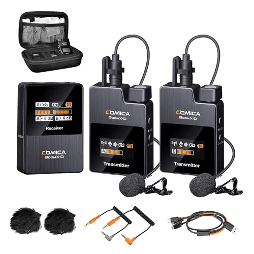 Comica BoomX-D2 Wireless Lavalier Microphone System