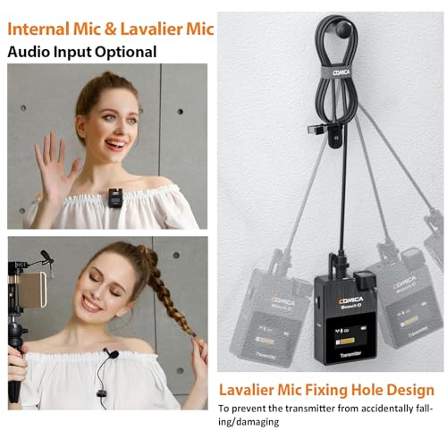 Comica BoomX-D2 Wireless Lavalier Microphone System