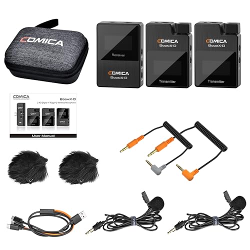 Comica BoomX-D2 Wireless Lavalier Microphone System