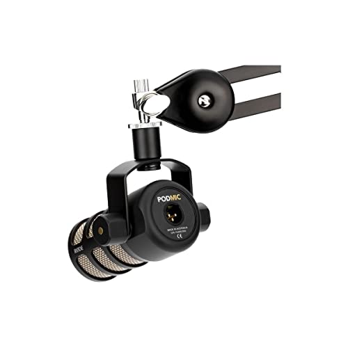 Rode PodMic Bundle with Broadcast Arms & Headphones