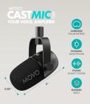 Movo CastMic XLR Podcast Microphone Bundle