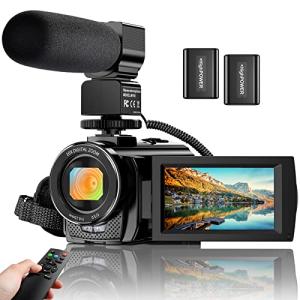FHD 1080P Vlogging Camera with Microphone & Accessories