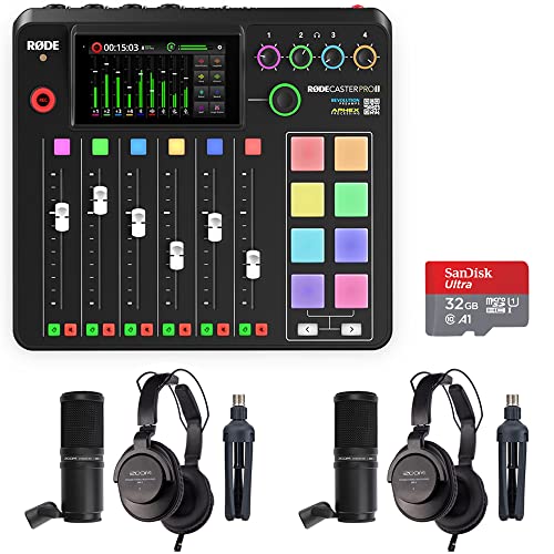 Rode RODECaster Pro II Podcast Studio Bundle