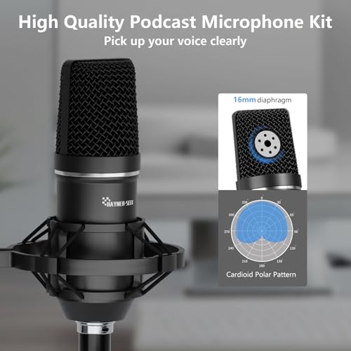 Podcast Equipment Bundle: Mixer & 3.5mm Microphone