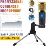 Podcast Equipment Bundle with Condenser Microphone & Mixer