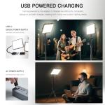 2-Pack LED Video Light Kit, NiceVeedi Studio Light, 2800-6500K Dimmable Photography Lighting Kit with Tripod Stand&Phone Holder, 73" Stream Light for Video Recording, Game Streaming, YouTube…