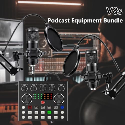 Podcast Equipment Bundle for 2: Mixer & Microphone