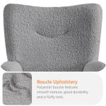 Cozy Sherpa Accent Chair for Living Spaces