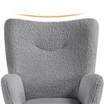 Cozy Sherpa Accent Chair for Living Spaces