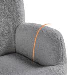 Cozy Sherpa Accent Chair for Living Spaces