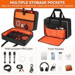 LEFOR·Z Audio Mixer Travel Case for Podcasters