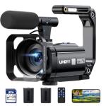 5K Dual Lens Vlogging Camera with Microphone & Tripod