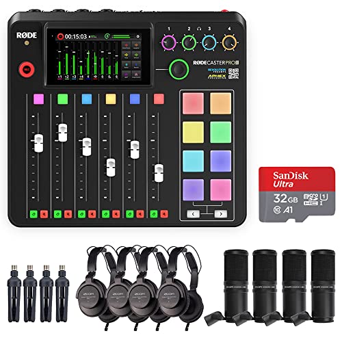 Rode RODECaster Pro II Podcast Studio Bundle