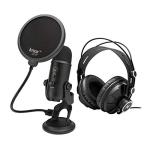 Blue Yeti USB Microphone Bundle with Headphones & Filter