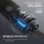 FIFINE K669B USB Condenser Microphone for Streaming