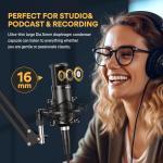 MAONO Professional XLR Condenser Microphone for Podcasts