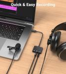 Cubilux Dual TRS Microphone to USB Adapter