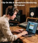 Cubilux Dual TRS Microphone to USB Adapter