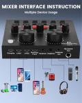 All-in-One Podcast Equipment Audio Interface Bundle