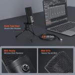 FIFINE K669B USB Condenser Microphone for Streaming