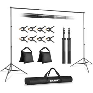 Adjustable 10x7ft Backdrop Stand Support Kit