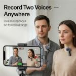 Mini Pro Wireless Lavalier Microphone - 2 Pack